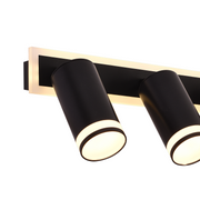 LED Chandelier Ellen 46W Cold/Warm/Neutral Light Adjustable Projector Acrylic and Black Metal LED Chandeliers Default Title Alessandro Design