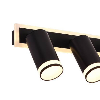 LED Chandelier Ellen 46W Cold/Warm/Neutral Light Adjustable Projector Acrylic and Black Metal LED Chandeliers Default Title Alessandro Design