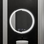 LED Round Mirror, 60cm, MotionGlow Sensor Consuel Marcello, De-fogging System, Clock & Thermometer, Dimable Mirrors Marcello Default Title Alessandro Design