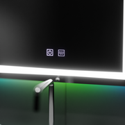 Rectangular LED Mirror 60X80cm, Spectrum Touch, RGB, Demisting System Mirrors Korman E Default Title Alessandro Design
