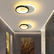 SMALON LED wall lamp 26W, 2 Circles, Cold/Warm/Neutral light, Black White LED Chandelier Default Title Alessandro Design