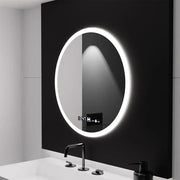 LED Round Mirror 50cm Giulia Sensor MotionGlow Marcello De-fogging System Clock & Thermometer Dimabila Mirrors Marcello Default Title Alessandro Design