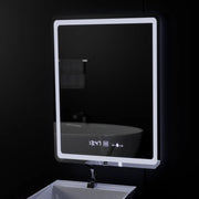 Rectangular LED mirror, 60x80cm, Wizz MotionGlow Marcello sensor, De-fogging system, Clock & Thermometer, Dimabila Mirrors Marcello Default Title Alessandro Design