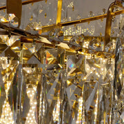 Crystal Chandelier TOPKAPI Eleganza 8x E14, Diameter 49cm, Shiny Gold, Adjustable Height Crystal Chandeliers Default Title Alessandro Design