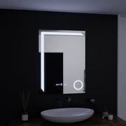 Rectangular LED Mirror, 60x80cm, Precision MotionGlow Marcello, De-fogging System, Clock & Thermometer, Cosmetic Magnifier, Dimable Mirrors Marcello Default Title Alessandro Design