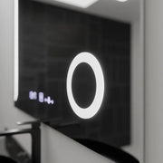 Rectangular LED Mirror, 100x80cm, Precision MotionGlow Marcello, De-fogging System, Clock & Thermometer, Cosmetic Magnifier, Dimable Mirrors Marcello Default Title Alessandro Design