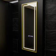 Rectangular LED Mirror, 45x140cm, Elena Marcello Radar Sensor, De-fogging System, Clock & Thermometer, Dimabila, Dressing Couture Dressing Mirrors Default Title Alessandro Design