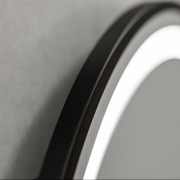 LED Round Mirror, 100cm, Celeste Majesté Noir MotionGlow Marcello, De-fogging System, Clock & Thermometer, Dimable Mirrors Marcello Default Title Alessandro Design