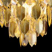 Candelabru Cristal VENARIA 6x E14, Diametru 40cm, Auriu Lucios, Inaltime Reglabil Candelabre Cristal Default Title Alessandro Design