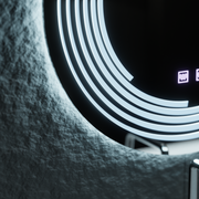 Oglinda LED Rotunda, 60cm, Lira Touch, Sistem Dezaburire, Dimabila Oglinzi Korman E Default Title Alessandro Design