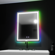 Rectangular LED Mirror 60X80cm, Spectrum Touch, RGB, Demisting System Mirrors Korman E Default Title Alessandro Design