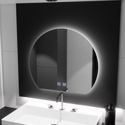 Half-moon LED mirror, 60x54, Soluna Touch, Demister System, Dimmable Mirrors Korman E Default Title Alessandro Design