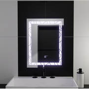 Rectangular LED mirror, 60x80cm, Deco Frame Basic Touch Mirrors Korman C Default Title Alessandro Design