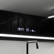 Rectangular LED Mirror, 120x80cm, Verite Majeste Noir Motion Glow Marcello, De-fogging System, Clock & Thermometer, Dimable Mirrors Marcello Default Title Alessandro Design