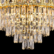 Candelabru Cristal BELVEDERE Magno 8xE14, Diametru 60cm, Auriu Lucios, Inaltime Reglabila Candelabre Cristal Default Title Alessandro Design