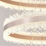 Lustra LED suspendata cu Telecomanda NIVALIS Duo 127W, Cercuri 60x80cm, lumina Rece/Calda/Neutra, Dimabila,Inaltime Reglabila, Auriu Lustre LED cu Telecomanda Default Title Alessandro Design