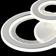 LED Chandelier 53W, 3 Circles, Cold/Warm/Neutral light, White LED Chandeliers Default Title Alessandro Design