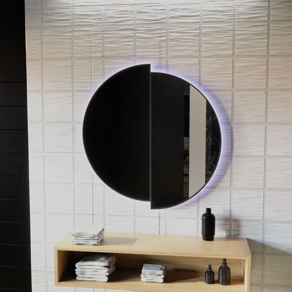 LED Touch Mariah Mirror Demist System 60X60cm Mirrors Korman E Default Title Alessandro Design