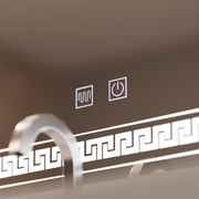 Rectangular LED mirror 80x60 Touch Volta De-fogging system Mirrors Korman E Default Title Alessandro Design