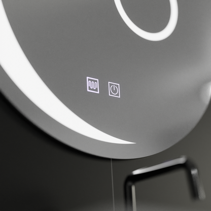 LED Round Mirror, 60cm, Orbis Touch, Demister System, Dimmable Mirrors Korman E Default Title Alessandro Design