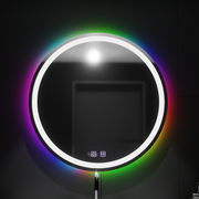 Round LED mirror 60cm, Spectrum Touch, RGB, Demister System Mirrors Korman E Default Title Alessandro Design
