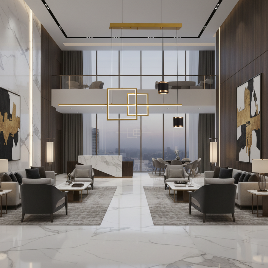 Suspended LED chandelier with remote control DENISSE 81W, Cold/Warm/Neutral light, Dimmable, Gold, Adjustable height, 2233/4GD LED chandeliers with remote control Default Title Alessandro Design