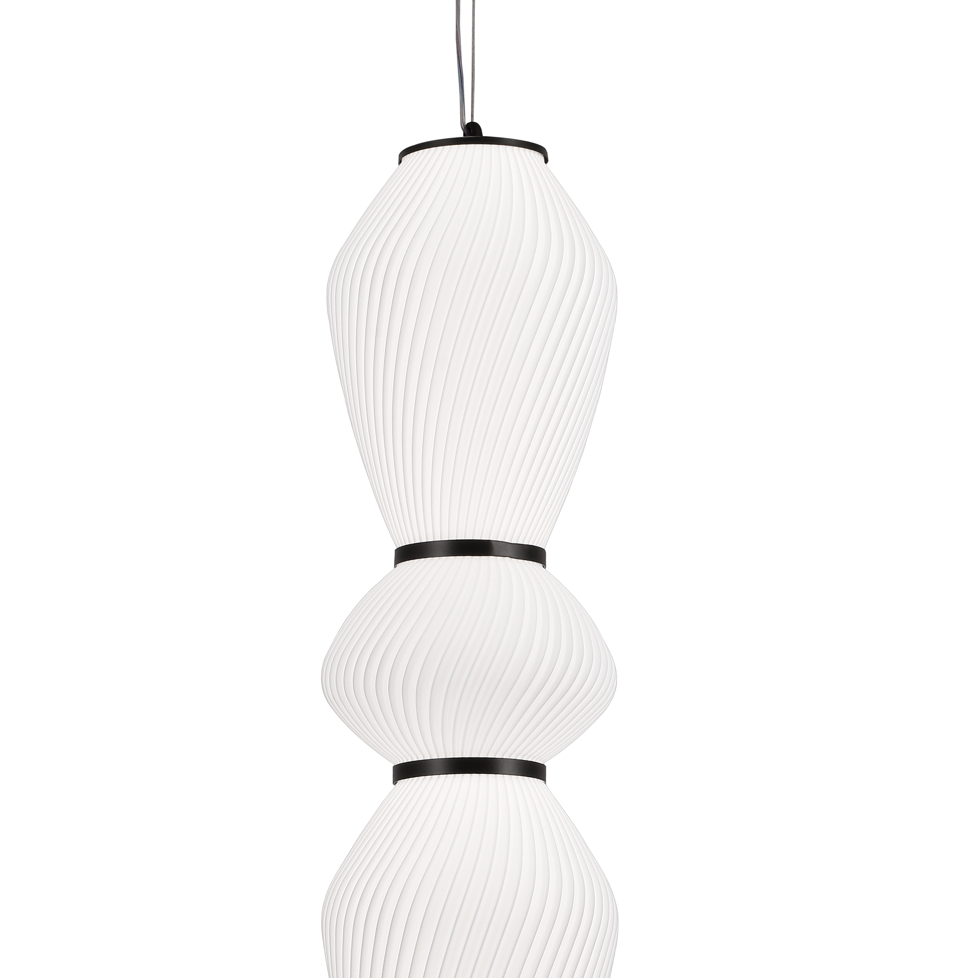 Lustra LED Suspendata cu Telecomanda 77W, LM510/5BK, Inaltime Reglabila, Lumina Calda/Rece/Neutra 3000K/4000K/6000K, Alb, Metal Lustre LED cu Telecomanda Default Title Alessandro Design