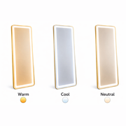 Oglinda LED Rectangulara, Rama Aurie, 50x160cm, Dimabila, Lumina Rece/Calda/Neutra, Dressing Couture Oglinzi Dressing Default Title Alessandro Design