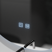 Organic LED Mirror 80x60cm, Fluido Touch, Demister System, Dimmable Mirrors Korman E Default Title Alessandro Design