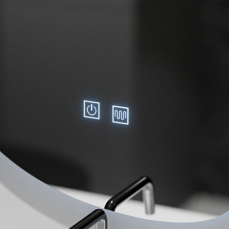Organic LED Mirror 80x60cm, Fluido Touch, Demister System, Dimmable Mirrors Korman E Default Title Alessandro Design