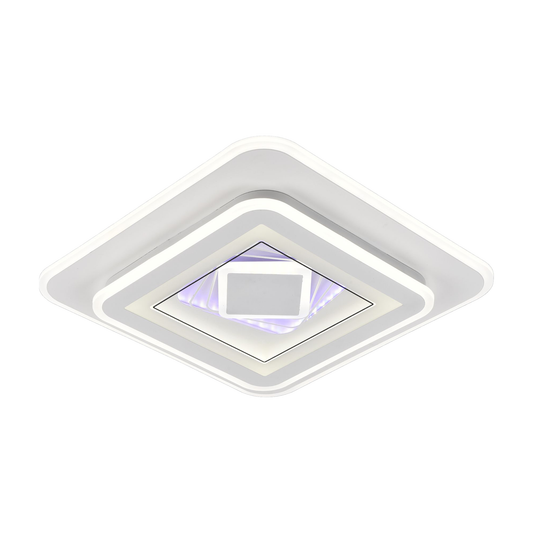 LED Chandelier DOLIA, 101W, 50x50cm, Cold/Warm/Neutral light, White LED Chandeliers Default Title Alessandro Design