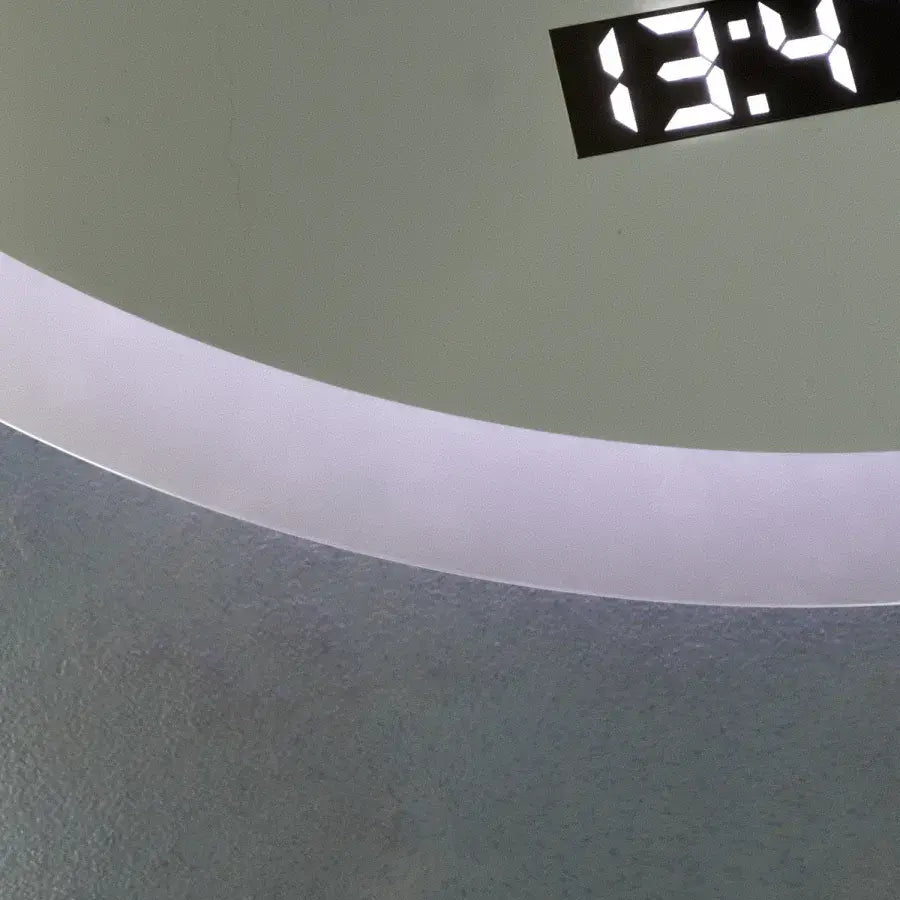 LED Round Mirror 50cm Giulia Sensor MotionGlow Marcello De-fogging System Clock & Thermometer Dimabila Mirrors Marcello Default Title Alessandro Design
