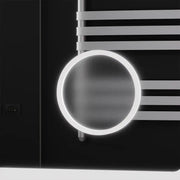 Rectangular LED Mirror, 120x80cm, Souverain MotionGlow Marcello, De-fogging System, Clock & Thermometer, Cosmetic Magnifier, Dimable Marcello Mirrors Default Title Alessandro Design