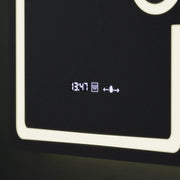Rectangular LED mirror, 60x80cm, Eclat MotionGlow Marcello, Clock & Thermometer, Demister System, Cosmetic Magnifier, Dimabila Mirrors Marcello Default Title Alessandro Design