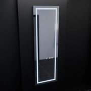 Rectangular LED Mirror, 45x140cm, Giulia Marcello Radar Sensor, De-fogging System, Clock & Thermometer, Dimabila, Dressing Couture Dressing Mirrors Default Title Alessandro Design