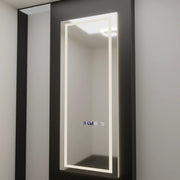 Rectangular LED Mirror, 60x150cm, Alessia Marcello Radar Sensor, De-fogging System, Clock & Thermometer, Dimabila, Dressing Couture Dressing Mirrors Default Title Alessandro Design