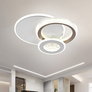 LED Chandelier NYXORA 44W, 3 Circles, Cold/Warm/Neutral light, White LED Chandeliers Default Title Alessandro Design