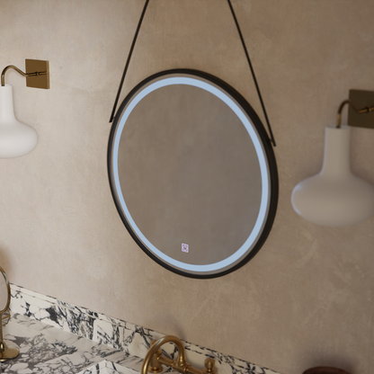 Round LED mirror, 60cm, Basic Touch Mirrors Korman C Default Title Alessandro Design
