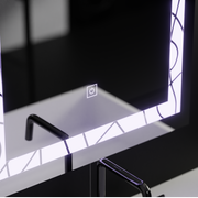 Rectangular LED mirror, 60x80cm, Deco Frame Basic Touch Mirrors Korman C Default Title Alessandro Design