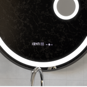 LED Round Mirror, 11W, 60cm, Micah Marcello MotionGlow Sensor, Demister System, Clock & Thermometer, Cosmetic Magnifier, Dimable Marcello Mirrors Default Title Alessandro Design