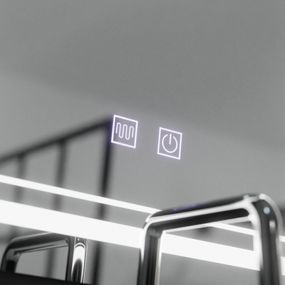 Rectangular LED mirror, 60x80cm, KOVEN Touch, Demister System, Dimmable Mirrors Korman E Default Title Alessandro Design