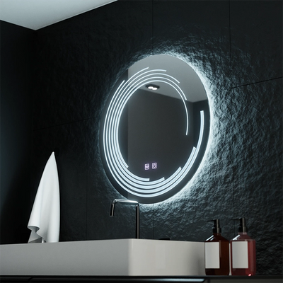 Round LED mirror, 60cm, Lira Touch, Demister System, Dimmable