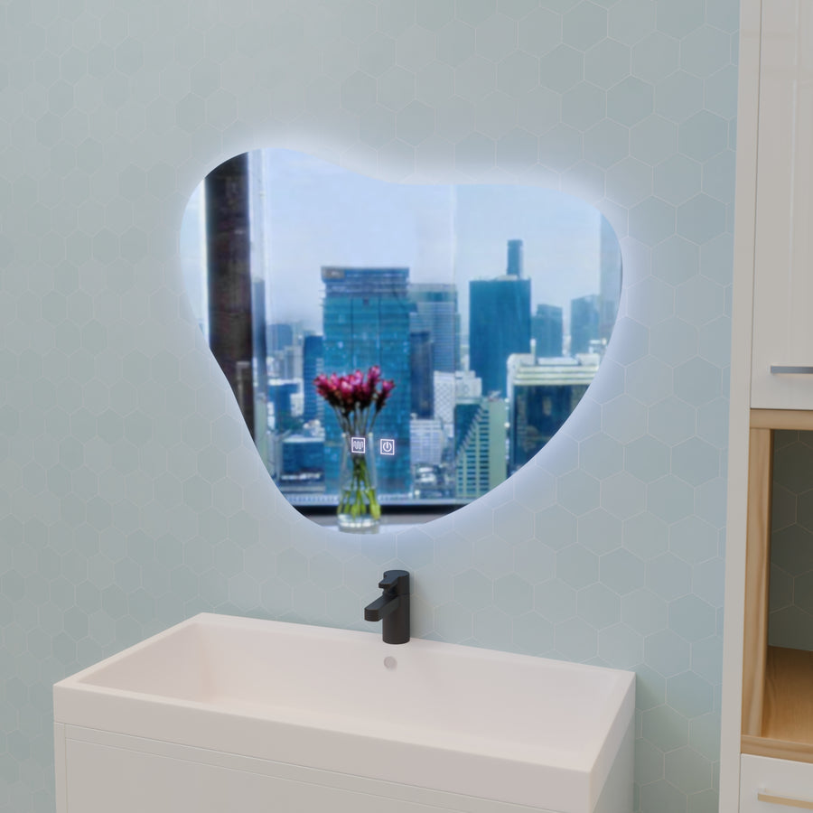 Mirror LED Touch Avonita Demist System 87X70cm, E83S/87X70 Mirrors Korman E Default Title Alessandro Design