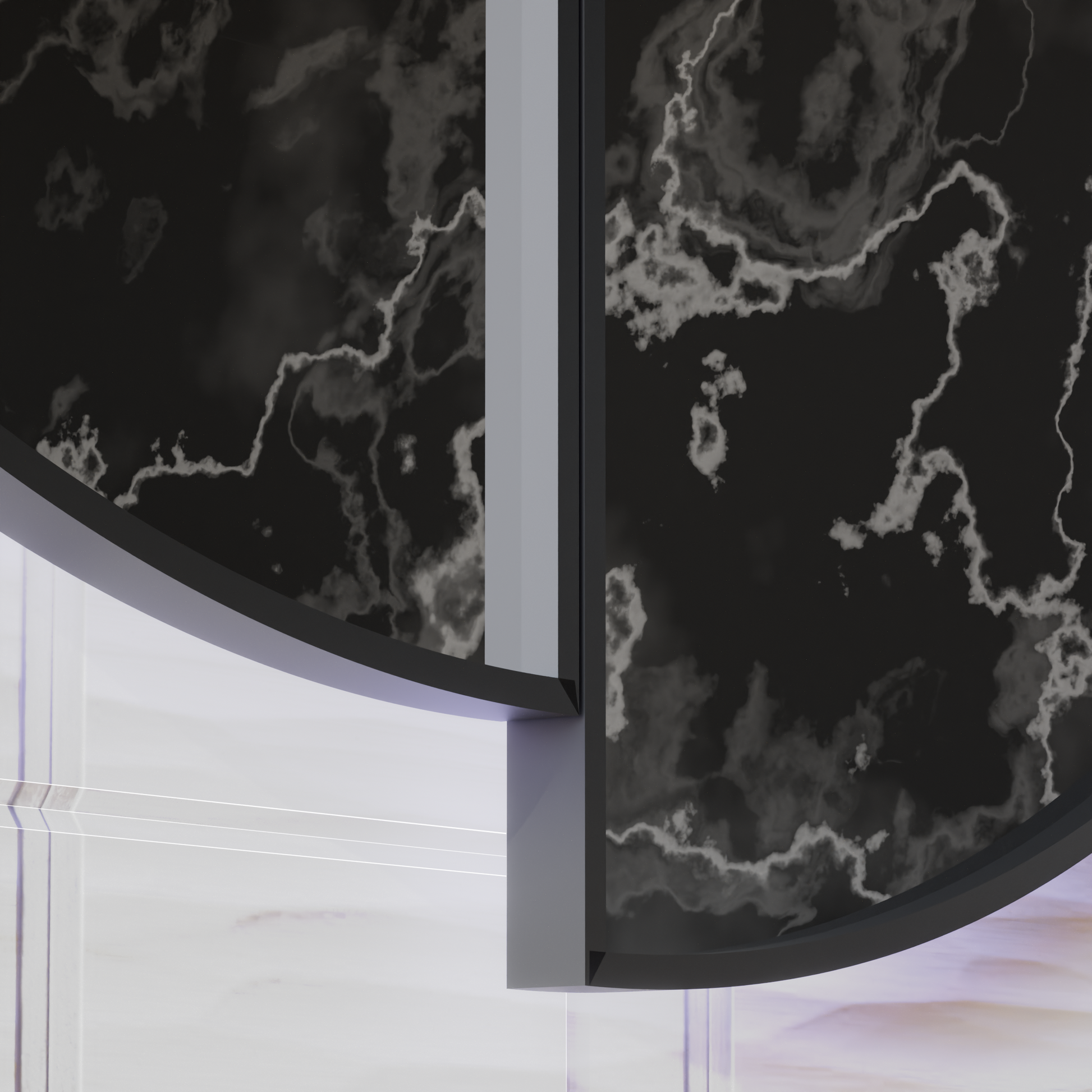 LED Touch Mariah Mirror Demist System 60X60cm Mirrors Korman E Default Title Alessandro Design