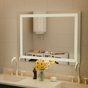 Rectangular LED Mirror, 80x60cm, Verite MotionGlow Marcello, De-fogging System, Clock & Thermometer, Dimable Mirrors Marcello Default Title Alessandro Design