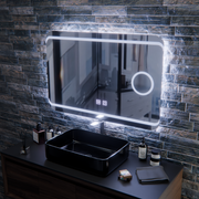 LED Mirror E30S/65X45, Touch and Demist Function, Cosmetic Light, 65x45cm, Cold Light 6000K Mirrors Korman E Default Title Alessandro Design