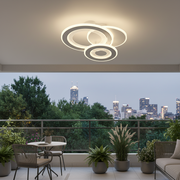 LED Chandelier 53W, 3 Circles, Cold/Warm/Neutral light, White LED Chandeliers Default Title Alessandro Design