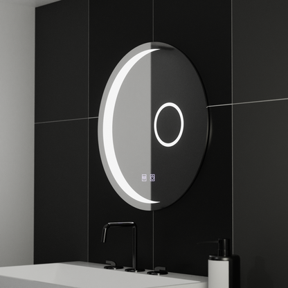 LED Round Mirror, 60cm, Orbis Touch, Demister System, Dimmable Mirrors Korman E Default Title Alessandro Design