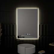 Oglinda LED Rectangulara, 50x70cm, ELANCEE Senzor MotionGlow Marcello, Sistem Dezaburire, Ceas & Termometru, Dimabila Oglinzi Marcello Default Title Alessandro Design