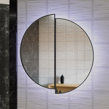 LED Touch Mariah Mirror Demist System 60X60cm Mirrors Korman E Default Title Alessandro Design